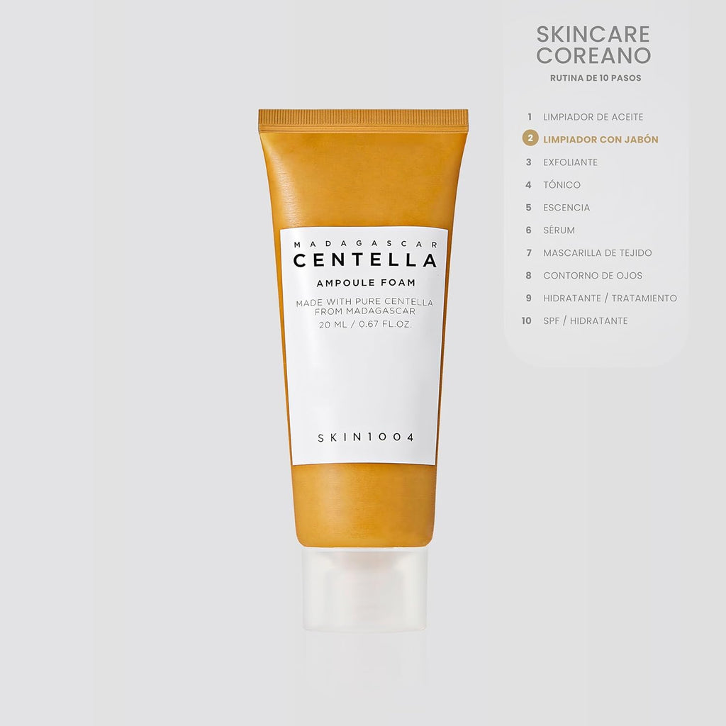 SKIN1004 Madagascar Centella Ampoule Foam Cleanser | Gentle Hydrating Face Wash, 125 ml