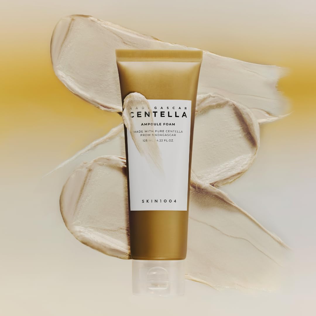 SKIN1004 Madagascar Centella Ampoule Foam Cleanser | Gentle Hydrating Face Wash, 125 ml