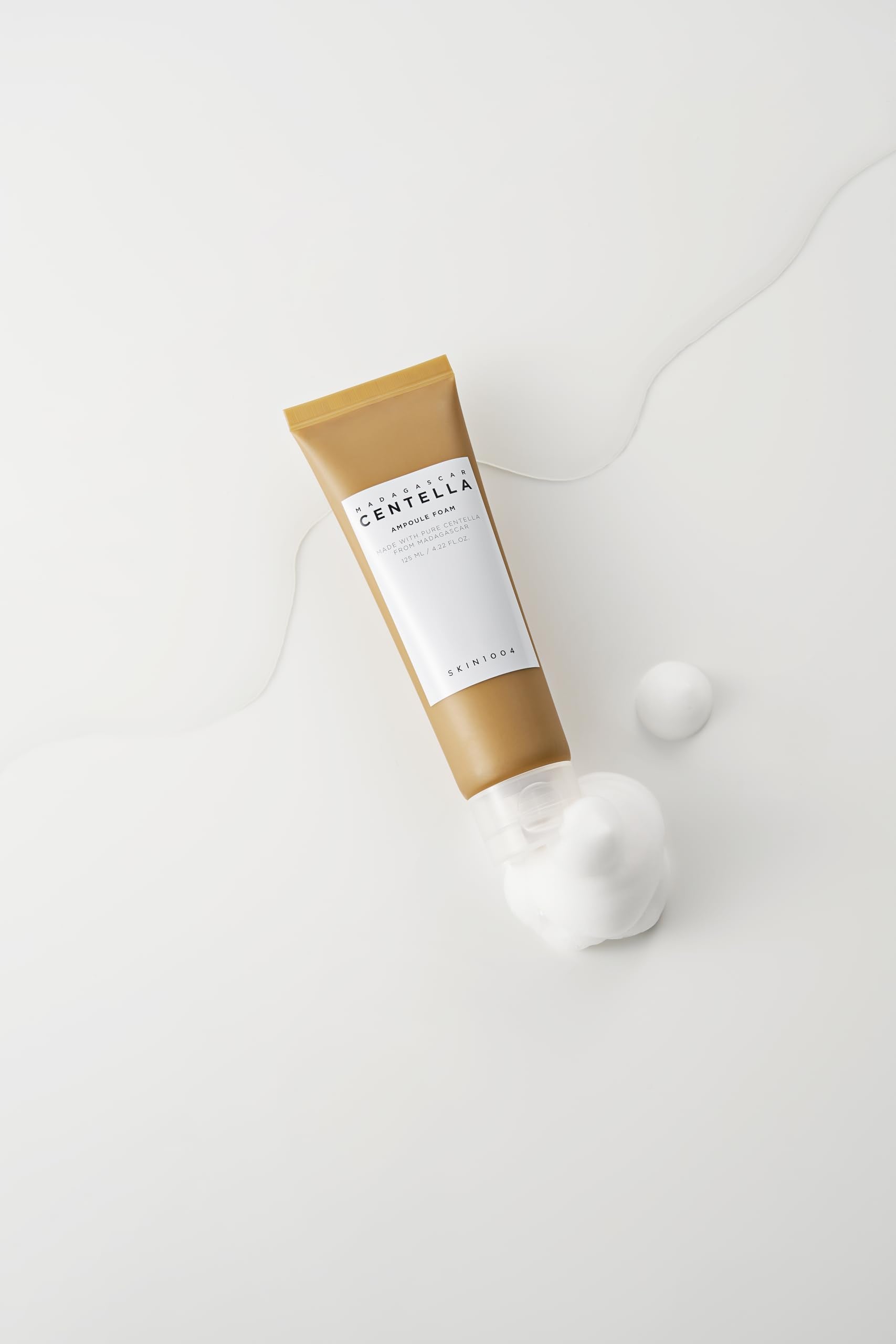 SKIN1004 Madagascar Centella Ampoule Foam Cleanser | Gentle Hydrating Face Wash, 125 ml
