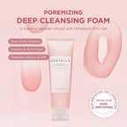 SKIN1004 Centella Poremizing Deep Cleansing Foam | Sebum Control & Pore Tightening with Kaolin & Papain for Oily Skin, 125ml