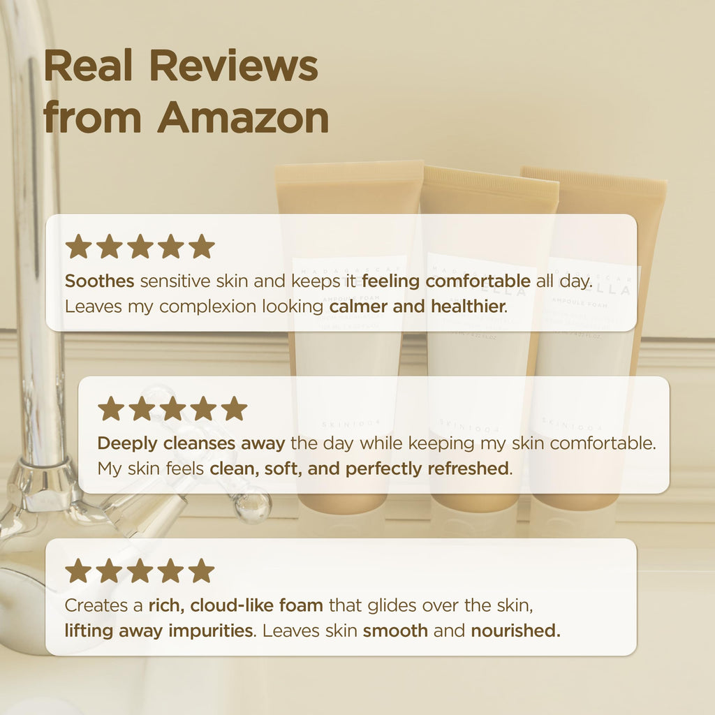 SKIN1004 Madagascar Centella Ampoule Foam Cleanser | Gentle Hydrating Face Wash, 125 ml