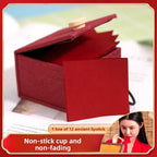 Old fan floor natural point lip lipstick paper 80 s cosmetics old antique lipstick paper 12 classic