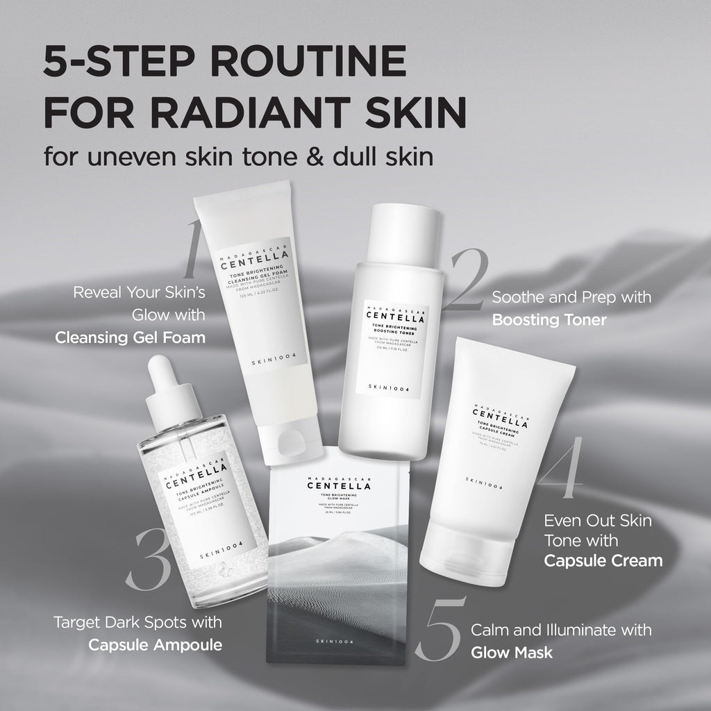 SKIN1004 Madagascar Centella Tone Brightening Capsule Ampoule | Calming Moisturizing Brightening | Sensitive Skin